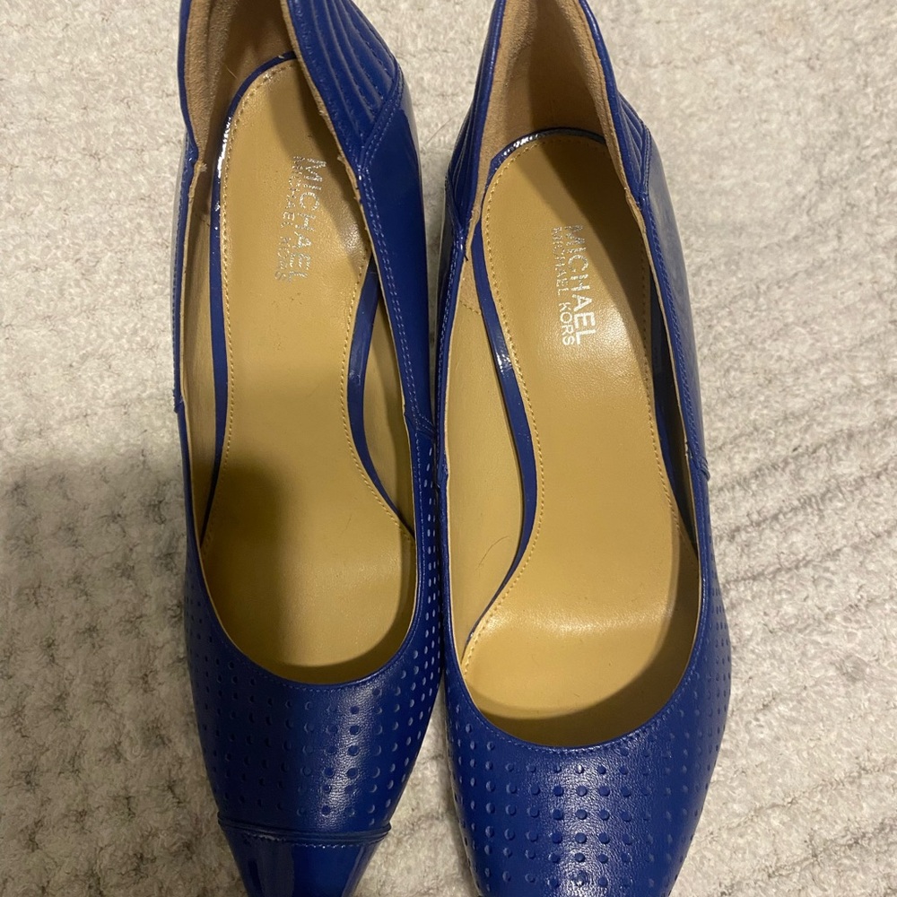 Michael Kors Royal Blue Heels